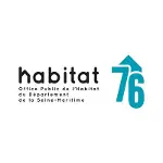 Logo Habitat 76 - Office Public de l'habitat du département de Seine-Maritime