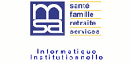 Logo GIE AGORA - centre informatique de la Mutuelle Sociale Agricole (MSA)